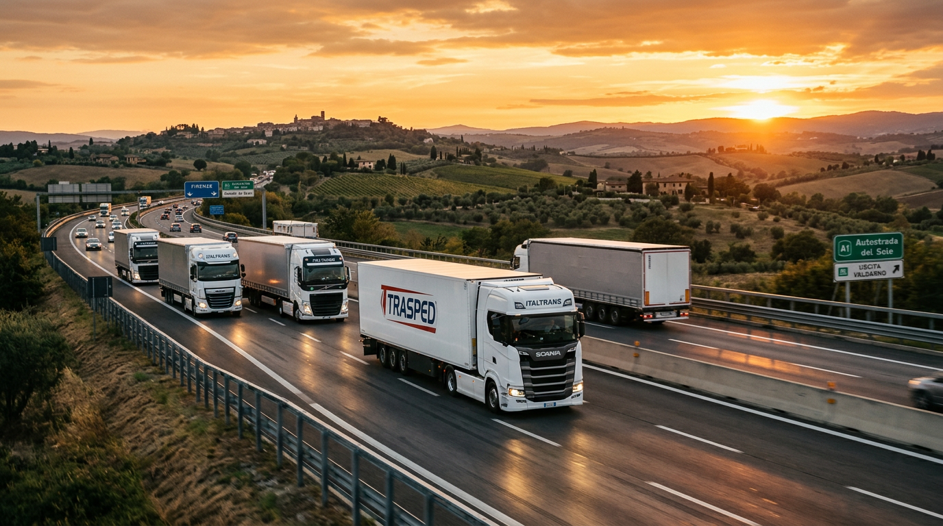 Camion in autostrada