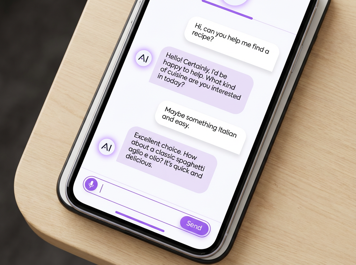 HumanBot AI chatbot interface showing live conversation