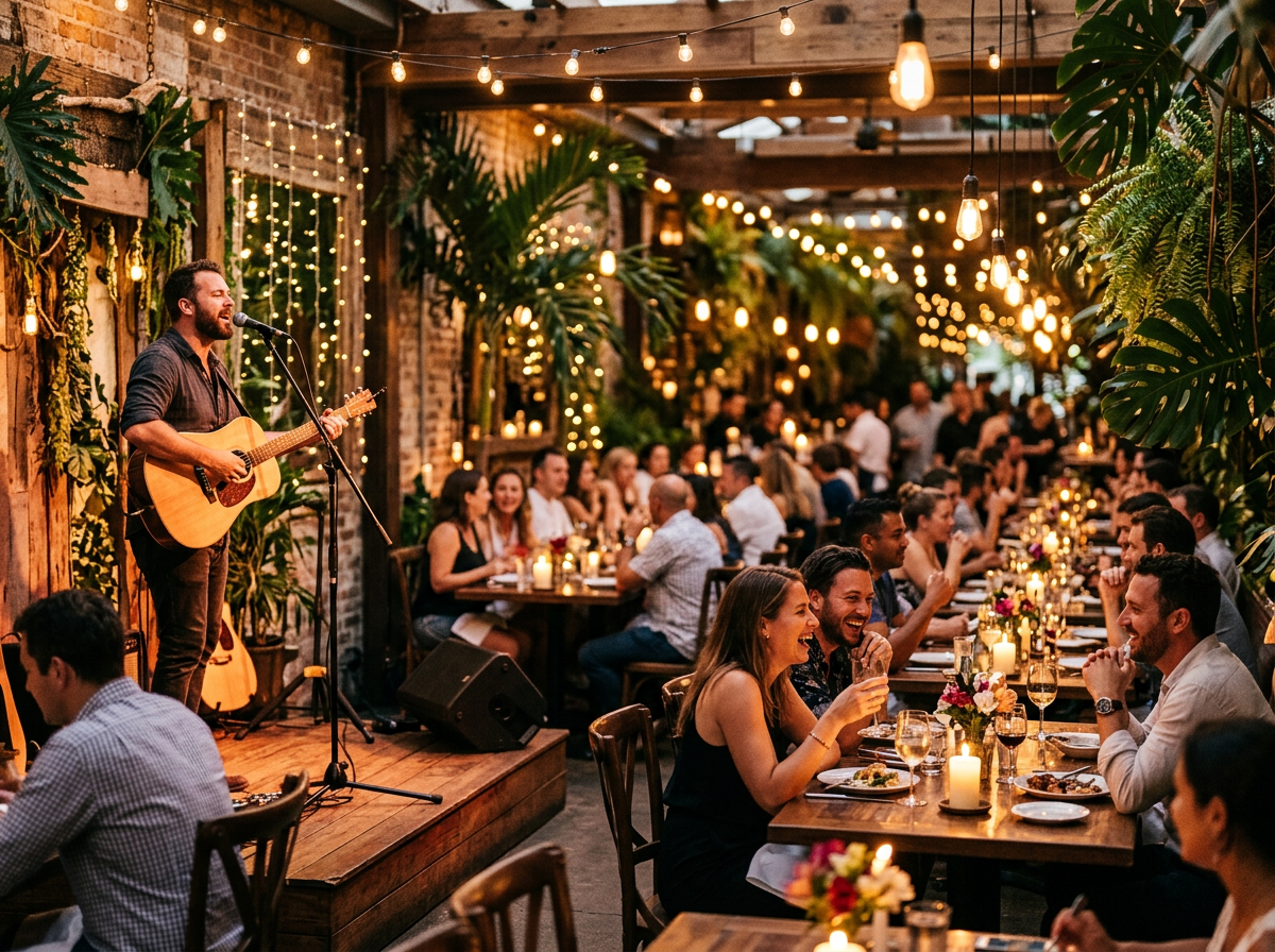 Live music in the evenings
