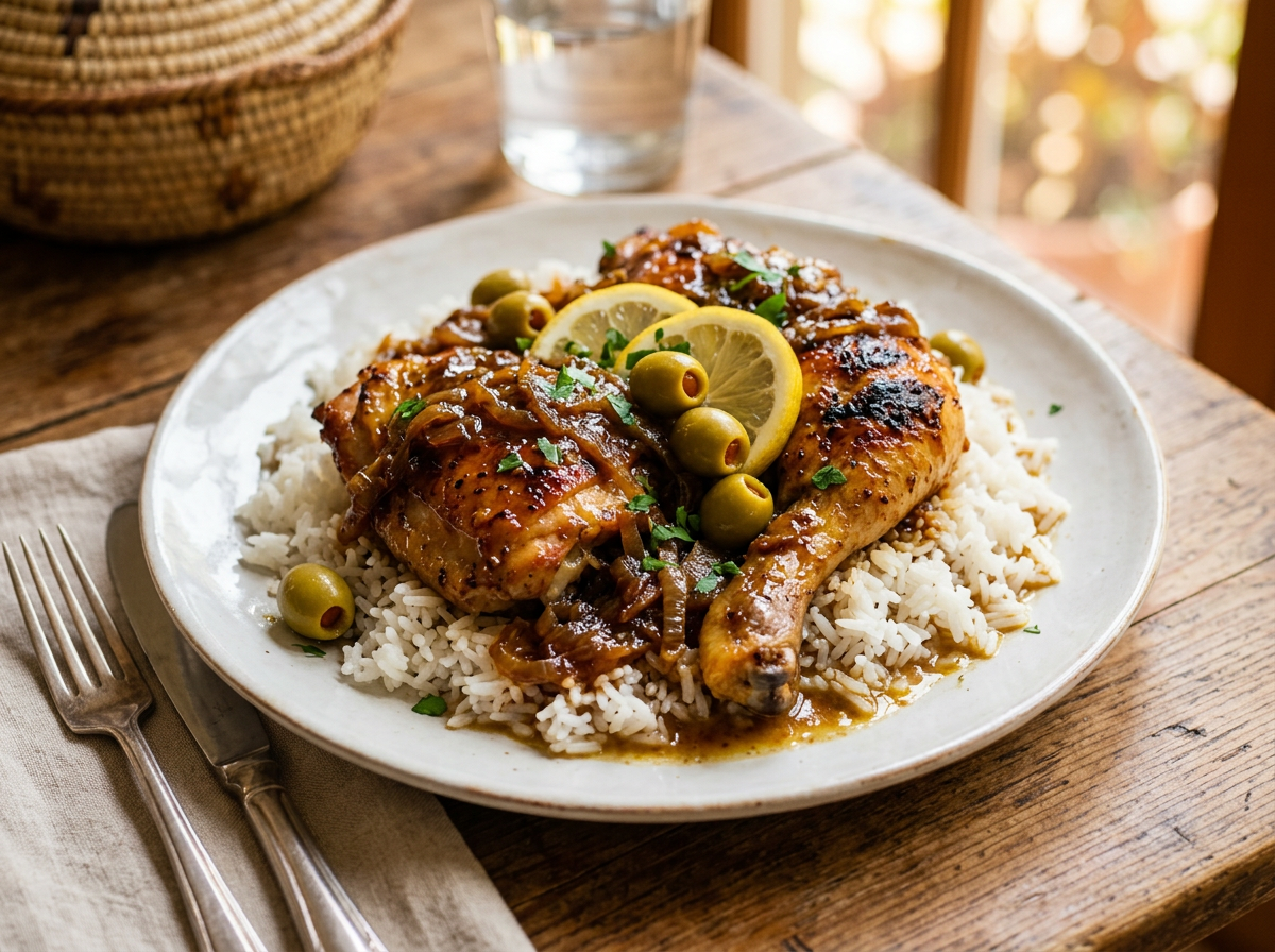 Senegalese Yassa Poulet (Chicken Yassa)