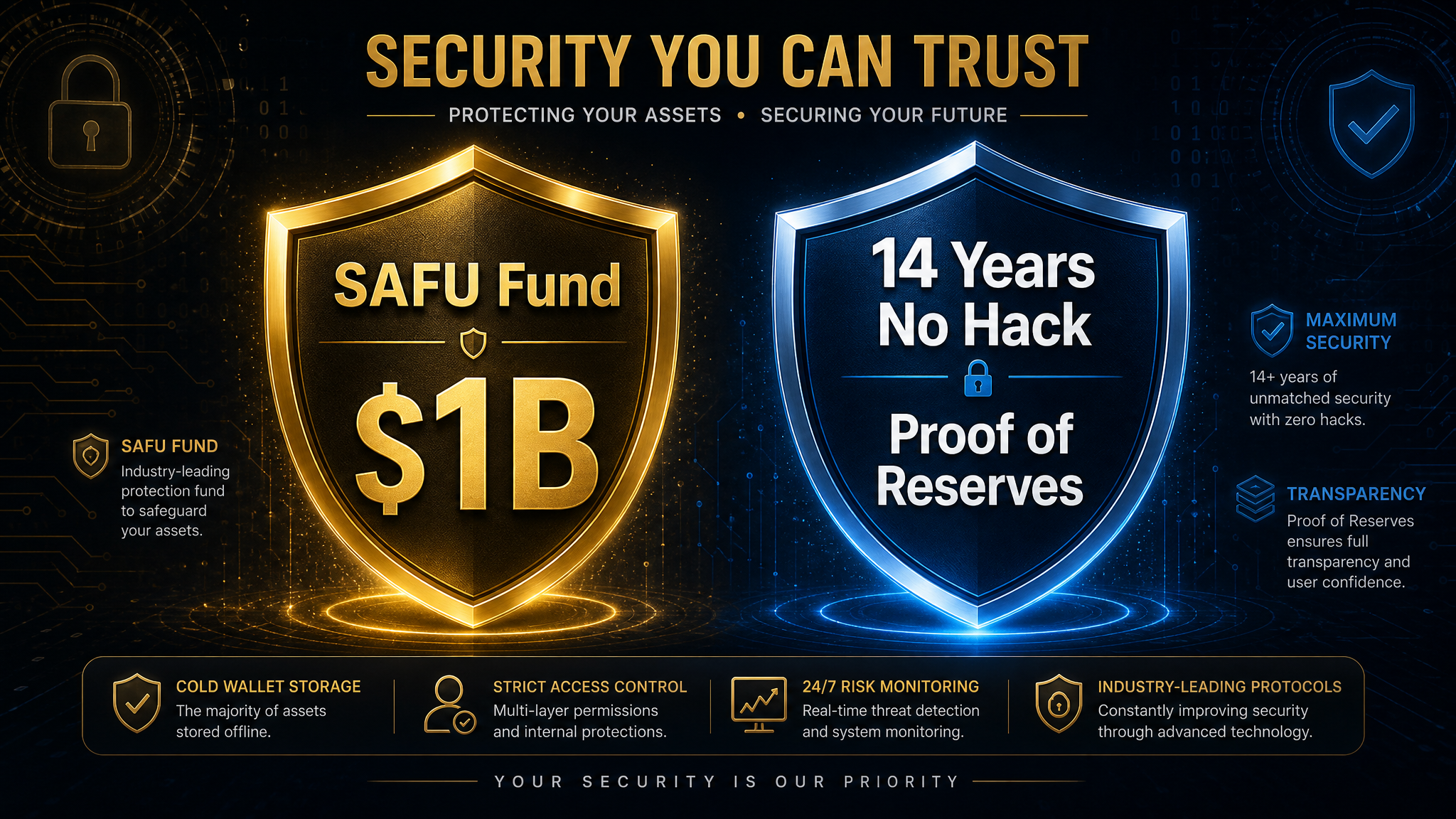 Binance vs Kraken security comparison 2026 — SAFU fund vs Proof of Reserves
