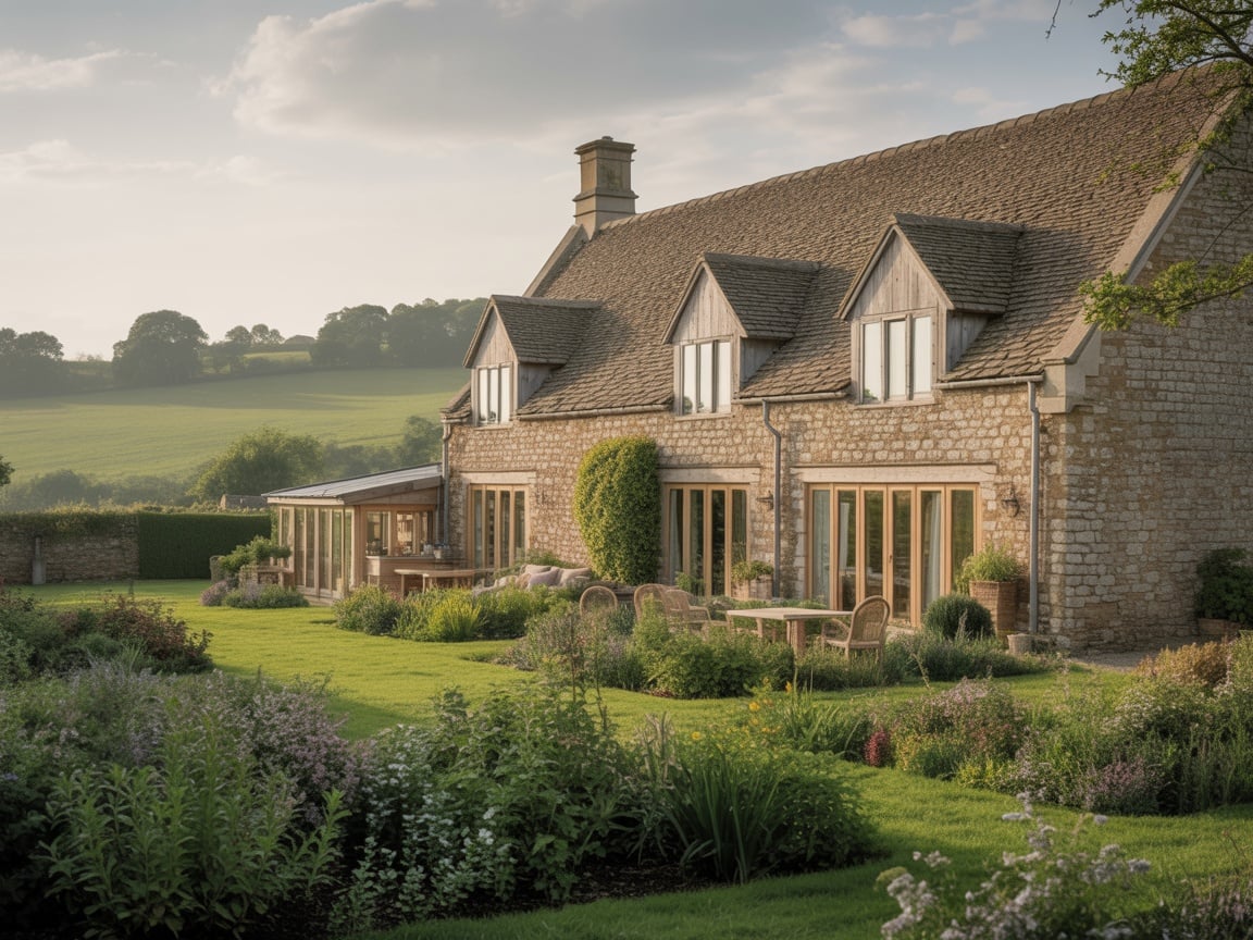 Converted stone barn