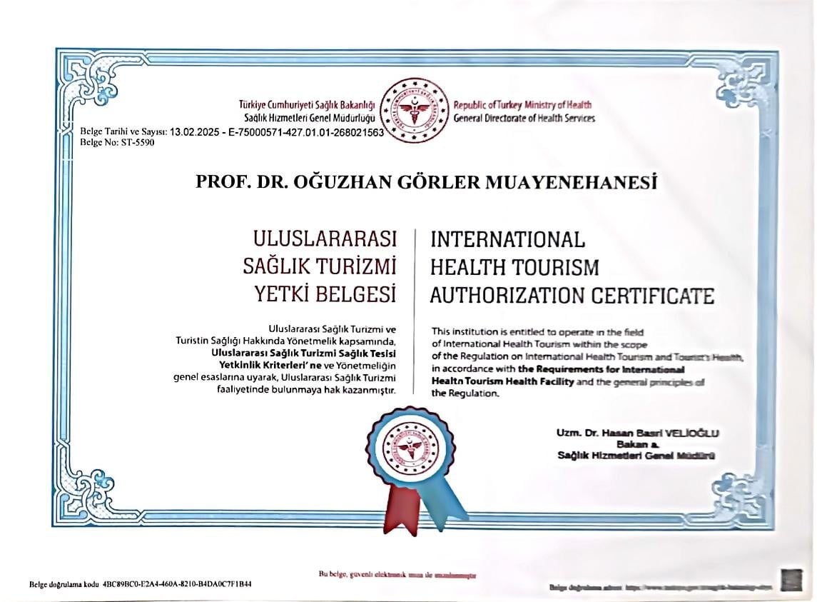 Prof. Dr. Oğuzhan Görler Muayenehanesi