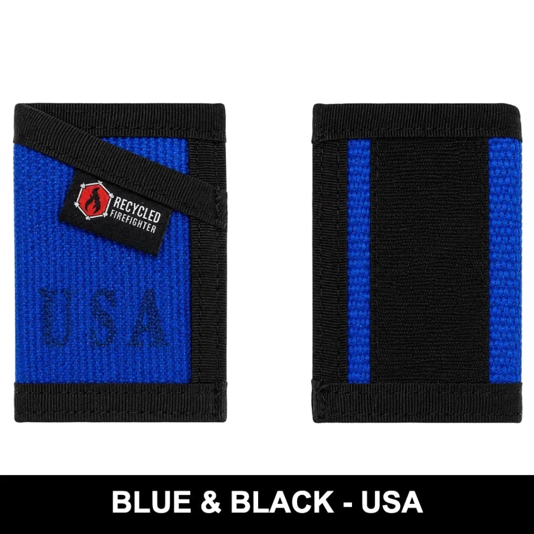 Recycled Firefighter Slim Wallet