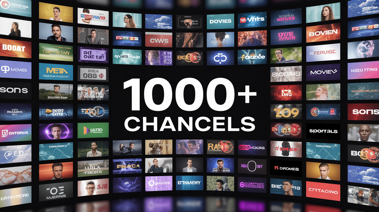Mais de 1000 Canais