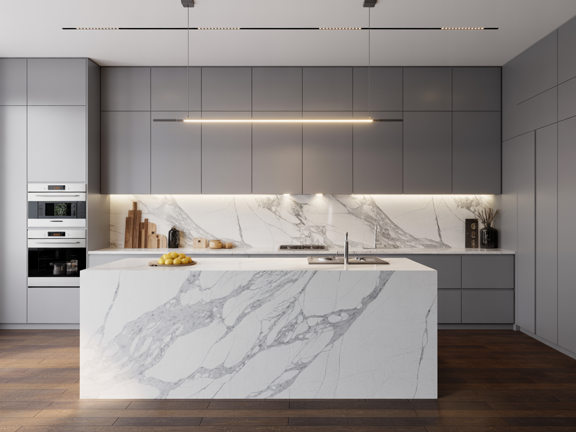 Luxury kitchen background