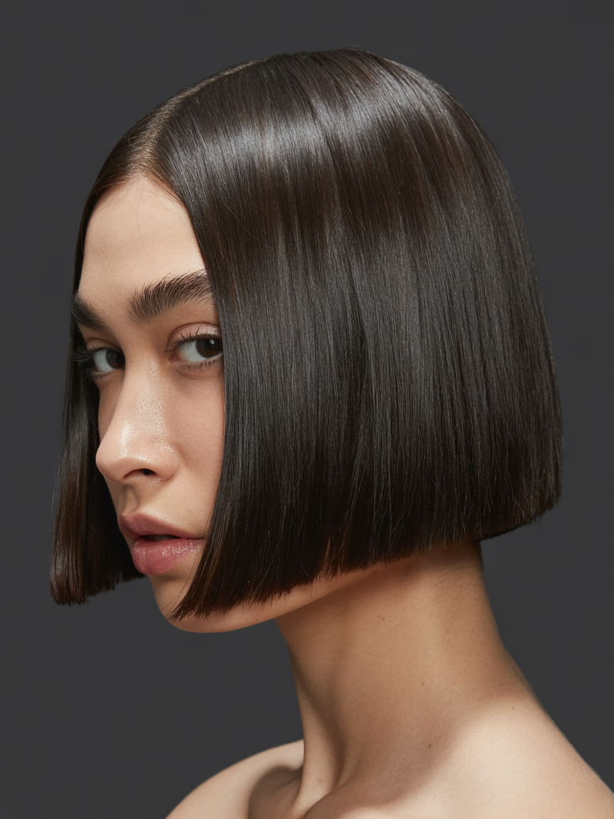 Eleganter Bob Damen-Haarschnitt Friseur Frankfurt Sachsenhausen