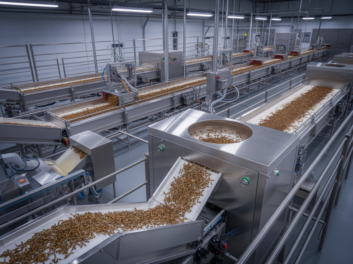 InsectPro™ Automated Rearing & Processing Line