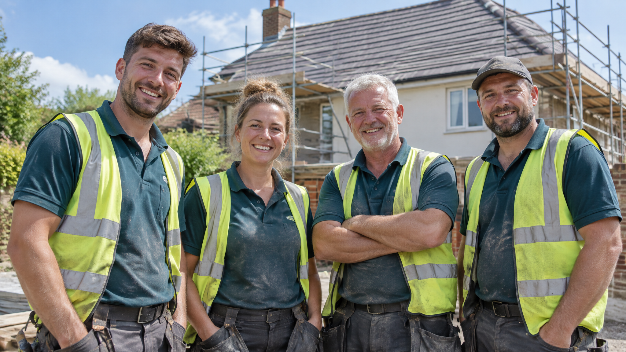 Watertight Roofing team on site