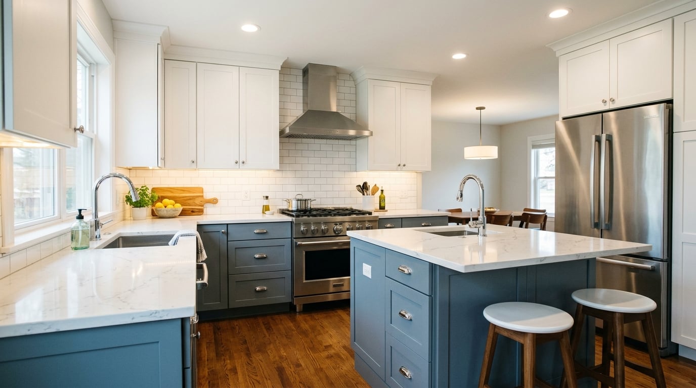 Beautiful kitchen with carefully selected premium finishes