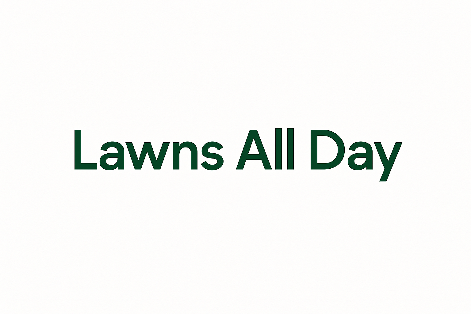 Lawns All Day Logo