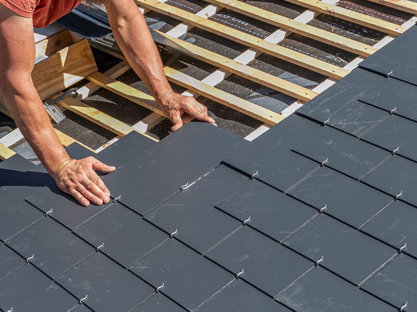 Slate Roof Installation