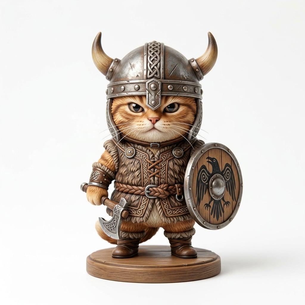 Vores kat som viking