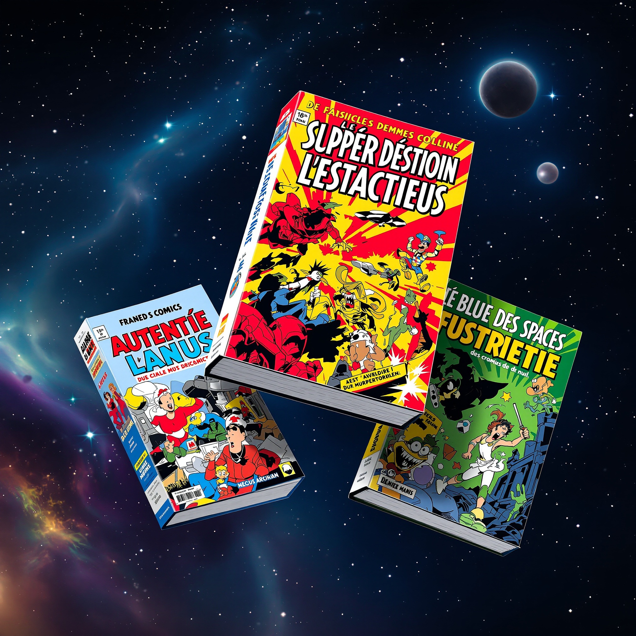 Collection flottante de bandes dessinées éducatives Deborah