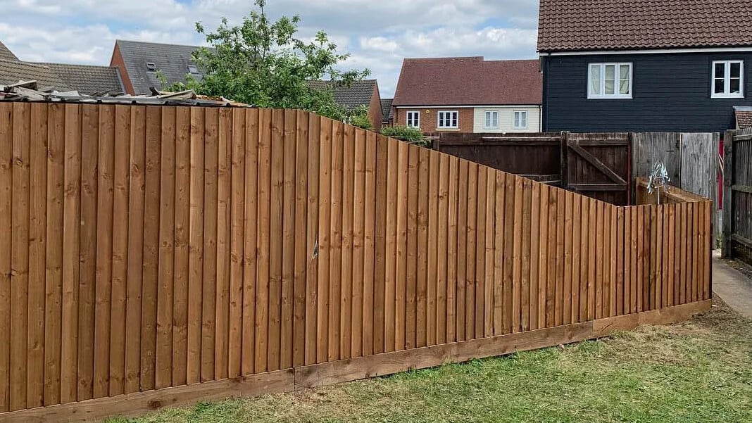 Close board fence panels