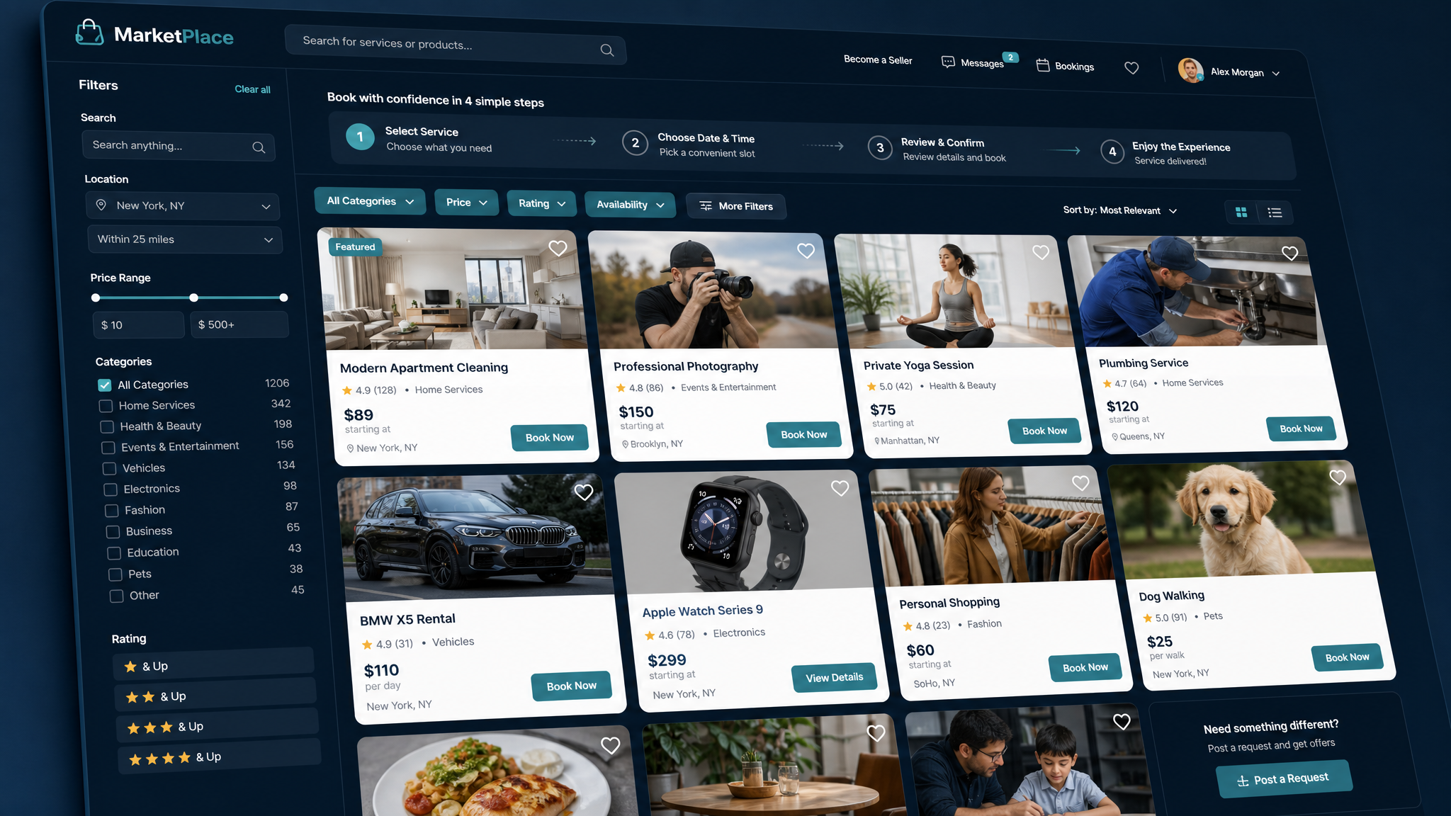 Two-Sided Marketplace MVP: Marketplace software example