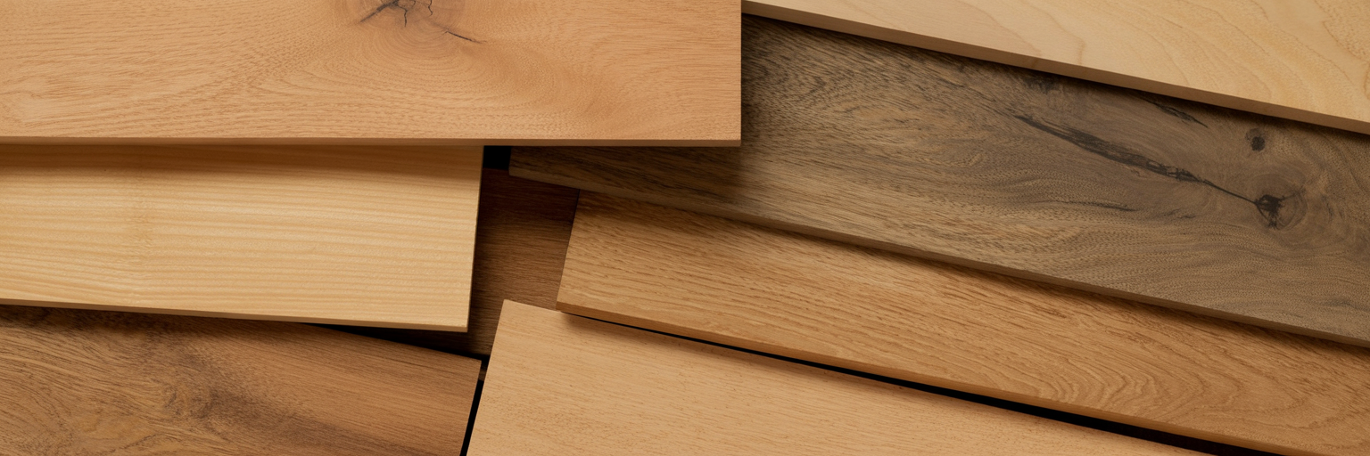 Premium European timber showing natural grain patterns