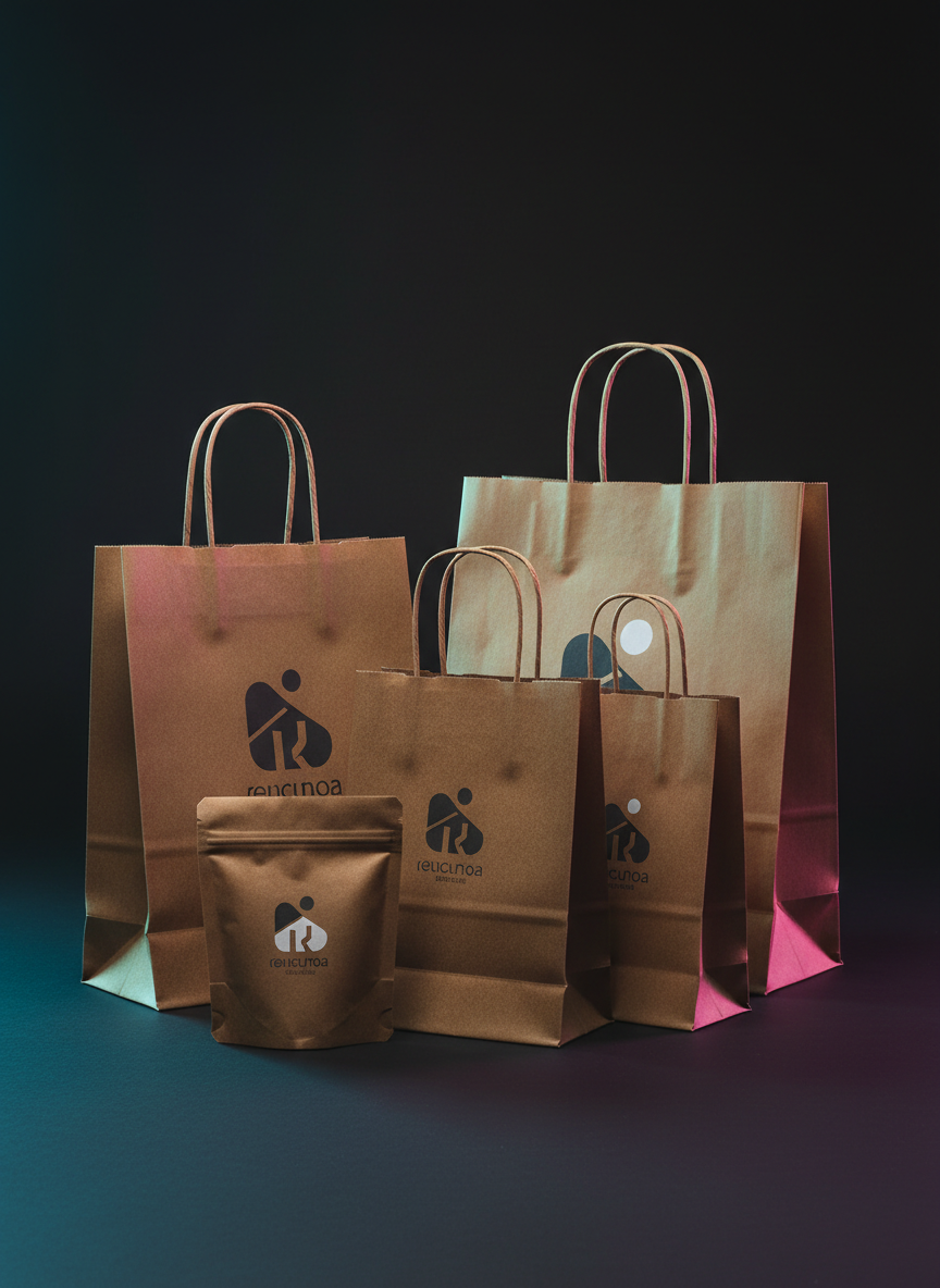 Sacolas kraft personalizadas