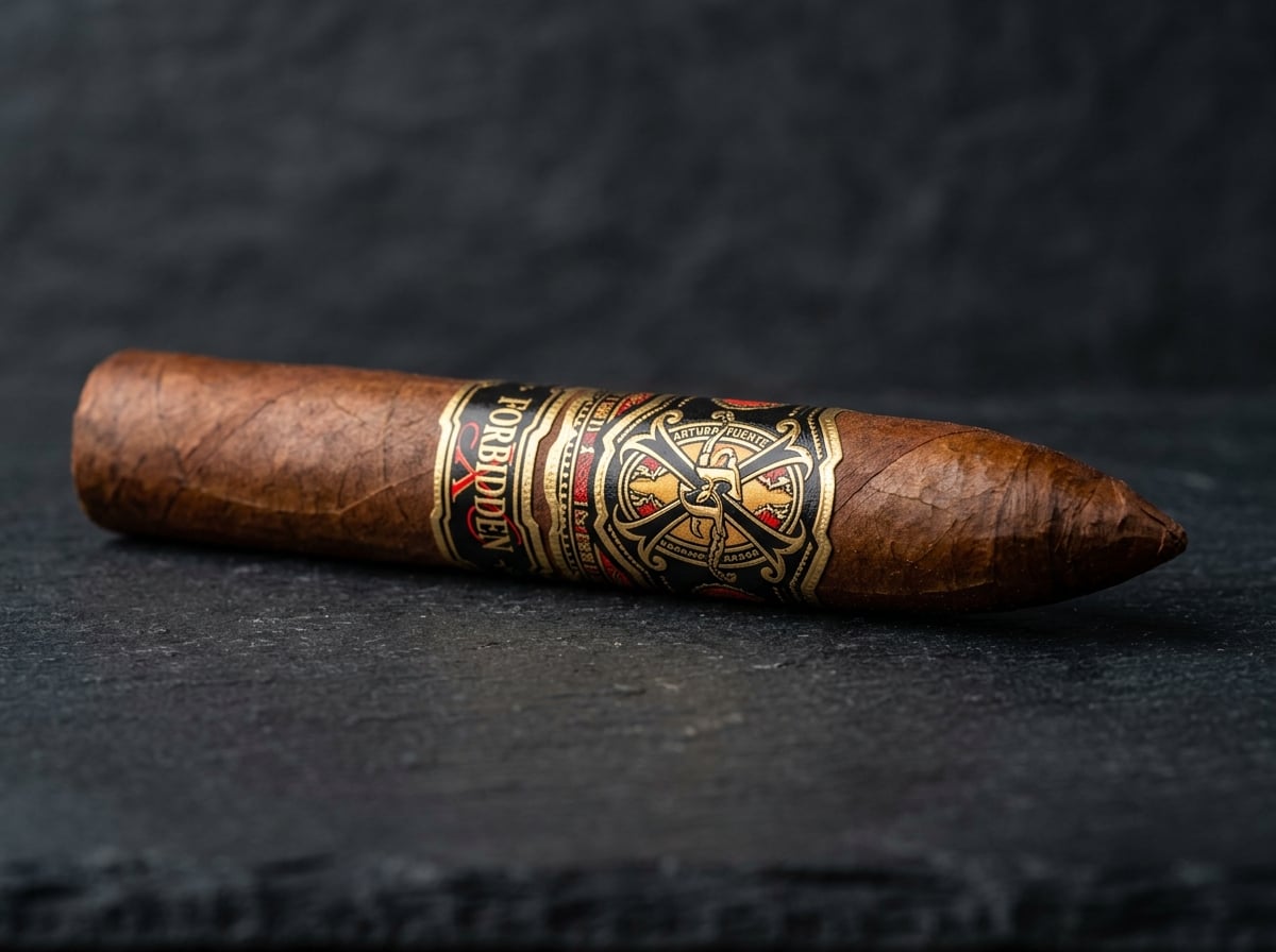 Opus X Forbidden Rare Black Torpedo cigar