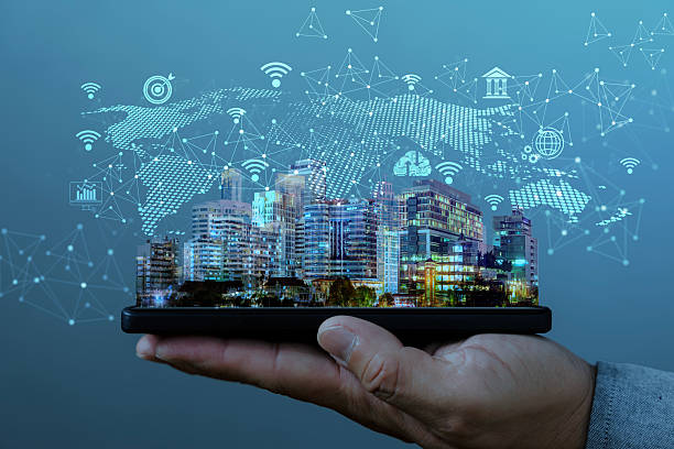 Innovation and technology hub concept