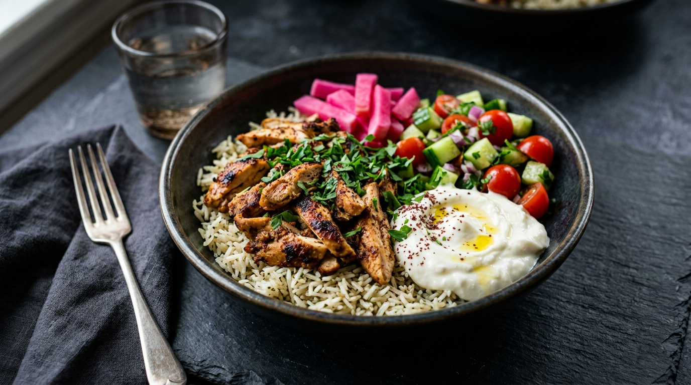 Lebanese Chicken Shawarma Bowl