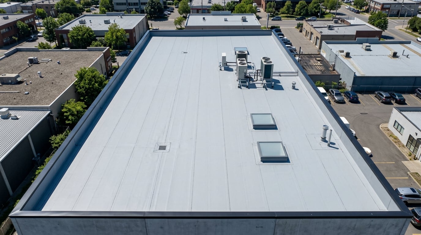 Flat roof installation and repair work