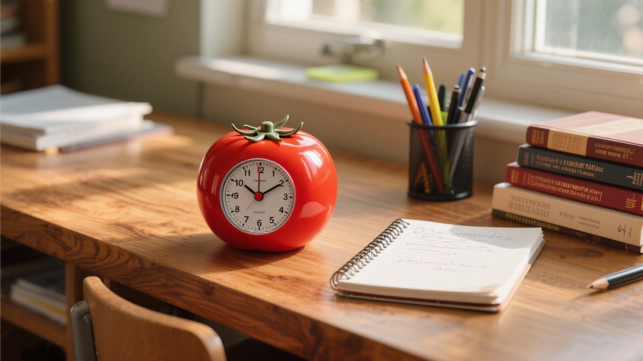 Timer Pomodoro en escritorio