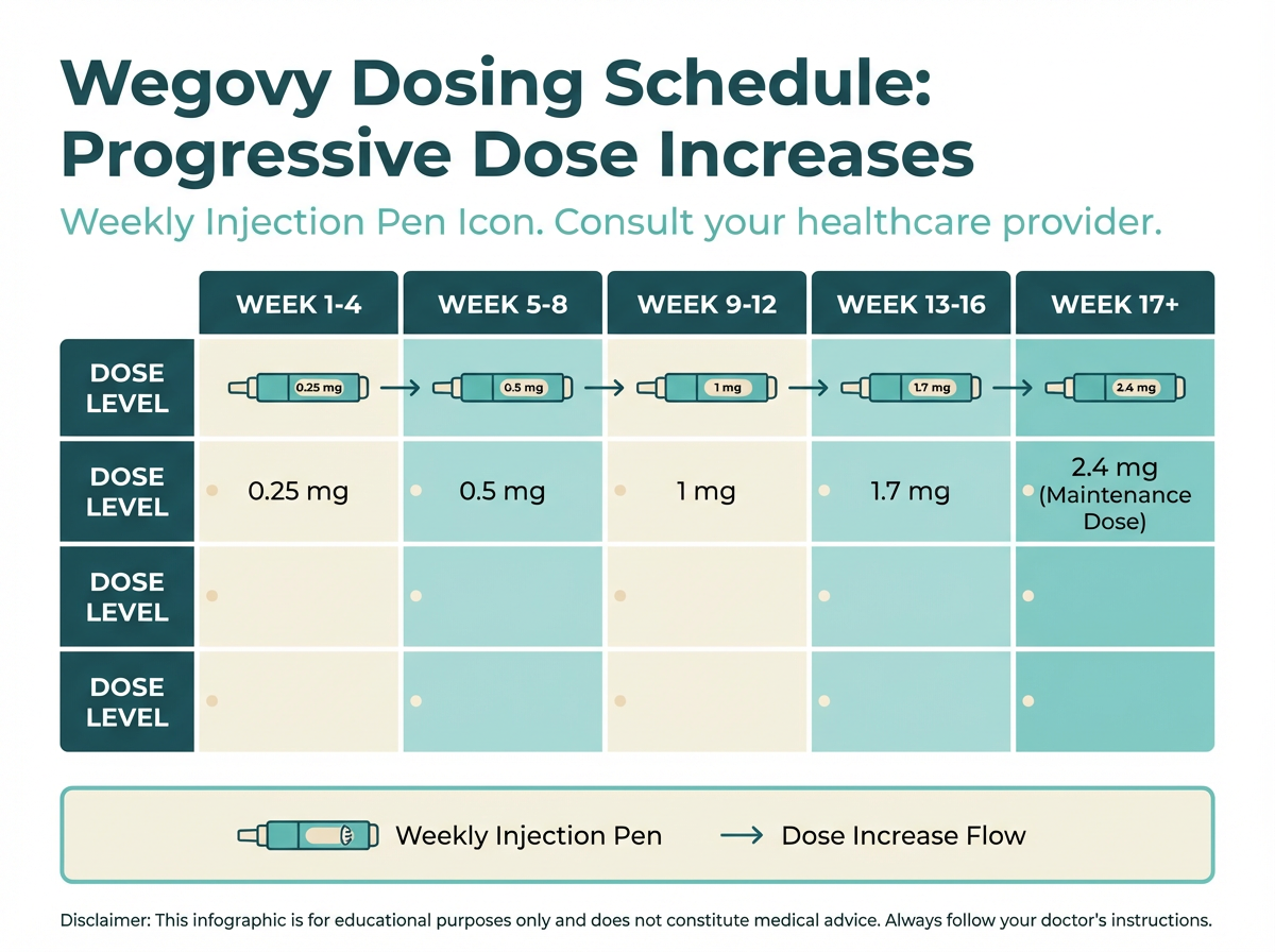 Wegovy dosage guide for weight loss: Everything you need to know
