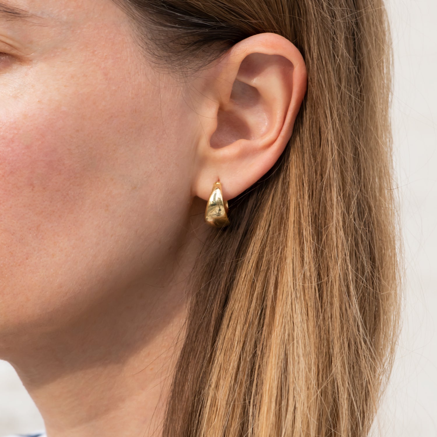 Modern Gold Earrings