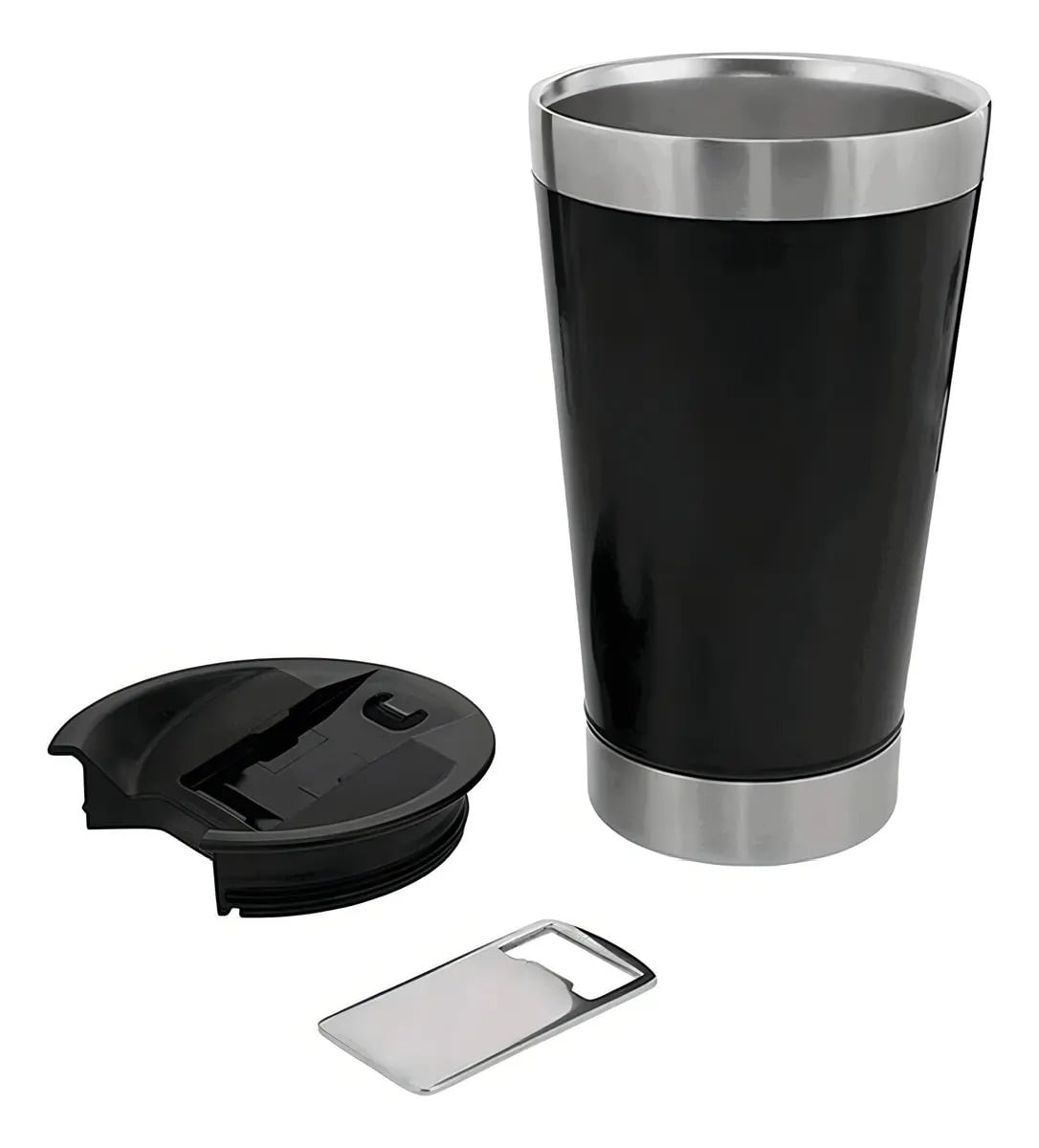 Copo Térmico 473ml Inox com Abridor