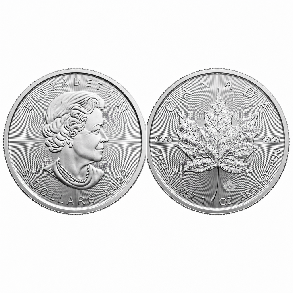 Royal Canadian Mint 1 oz Maple Leaf 2022 Silver Coin