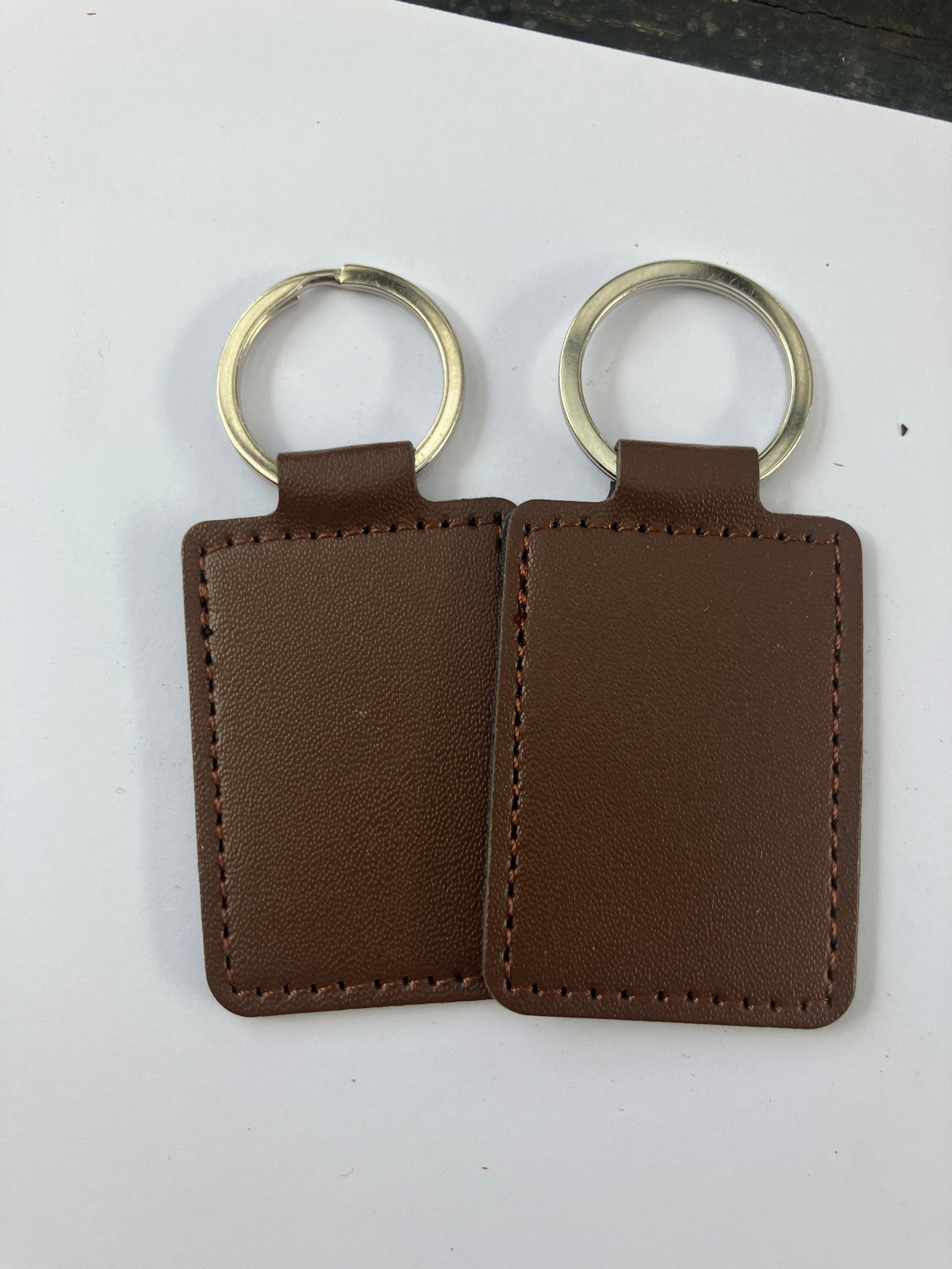Leather keyrings