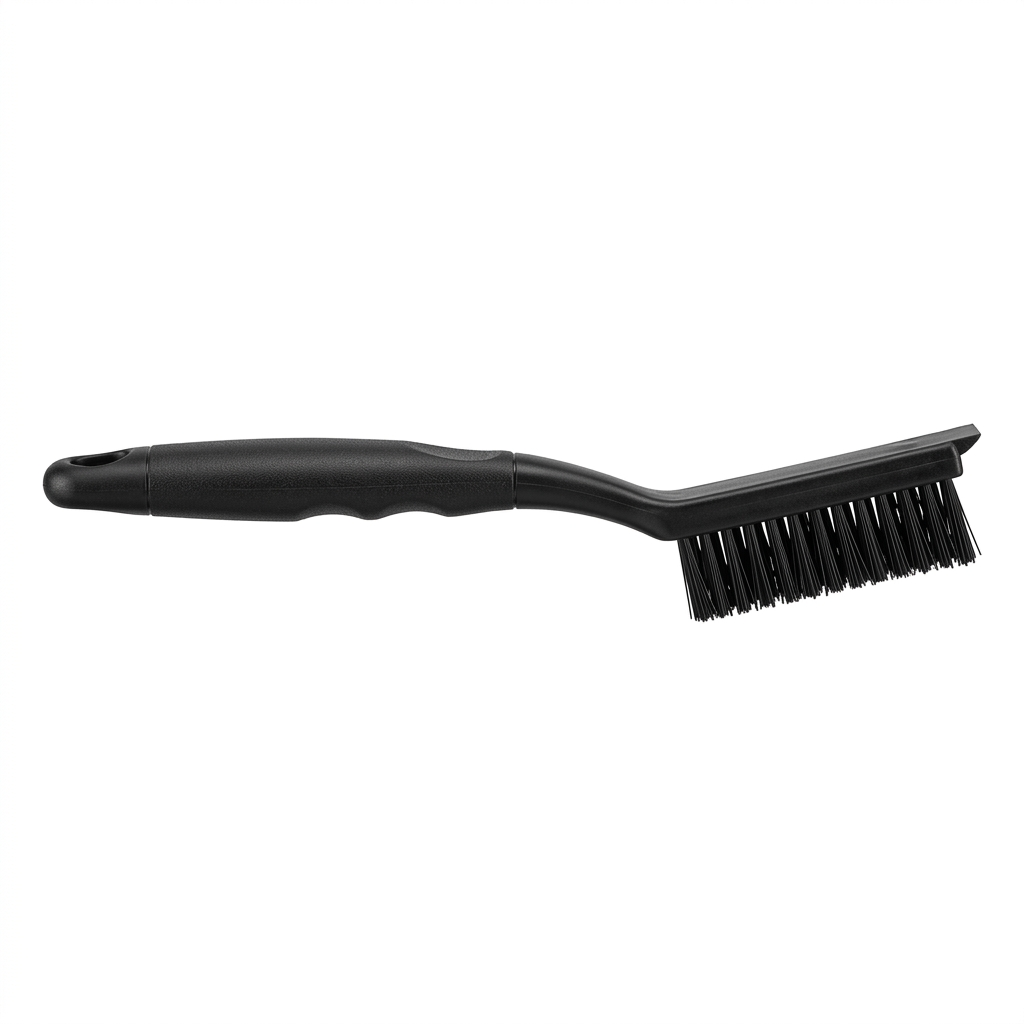 Black HouseholdHeaven crevice cleaning brush on a white background