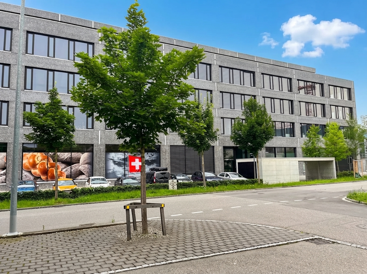 Physio Salus Praxisgebäude Aarau Telli - Aussenansicht