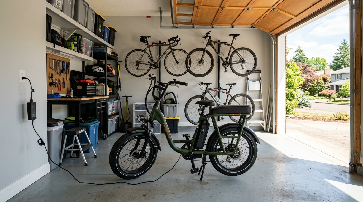 E-bike charging creating fire risk