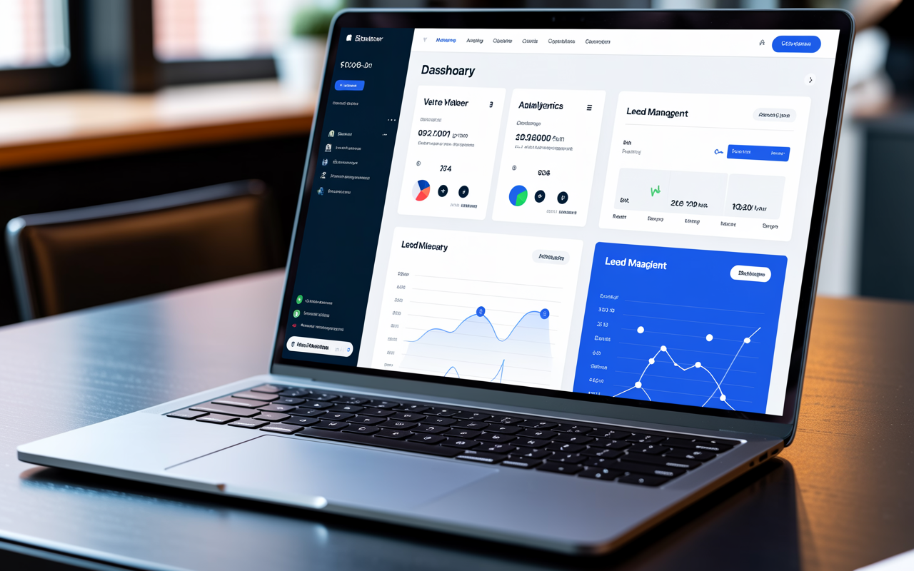 Lead management dashboard built by Business Builder IO