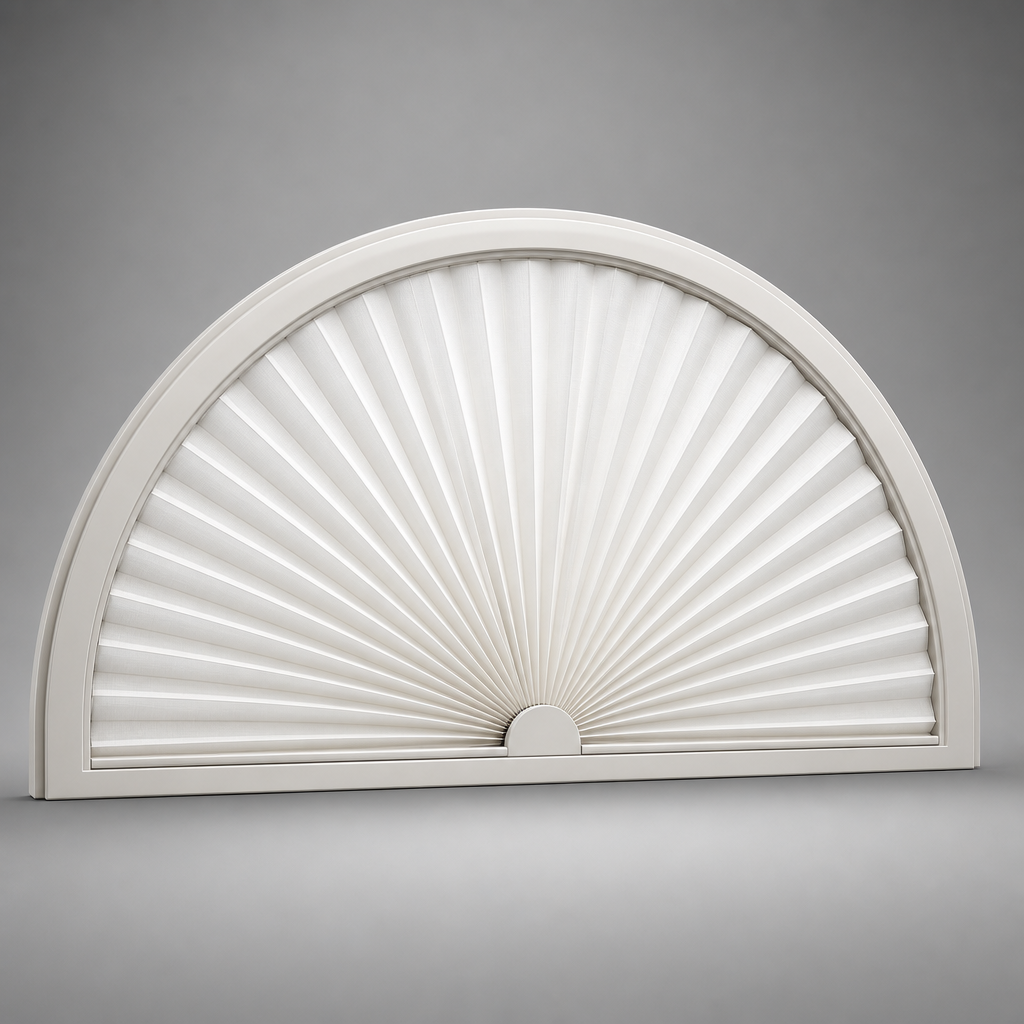 Cellular & Pleated Blinds — Sunlux® Shaped Blind by Blind Solutions®