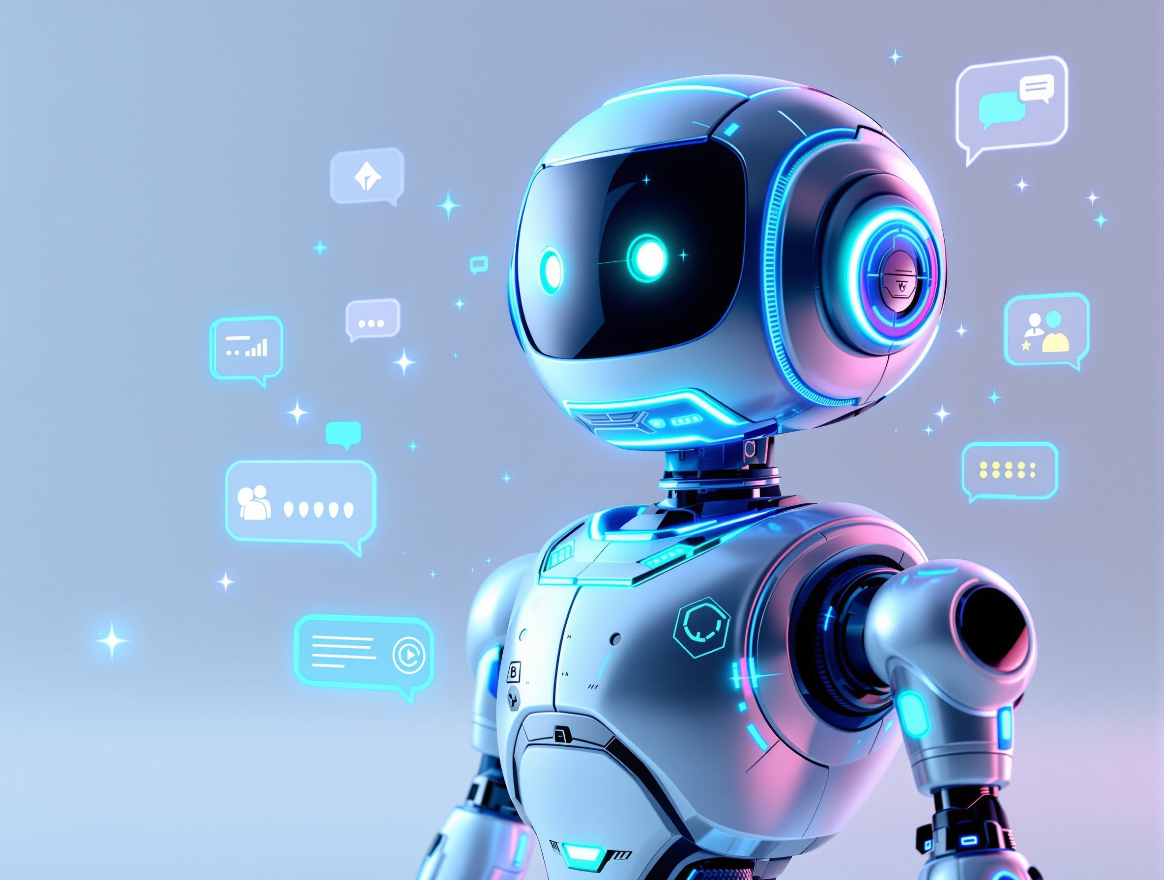 Robot 3D - Chatbots Inteligentes