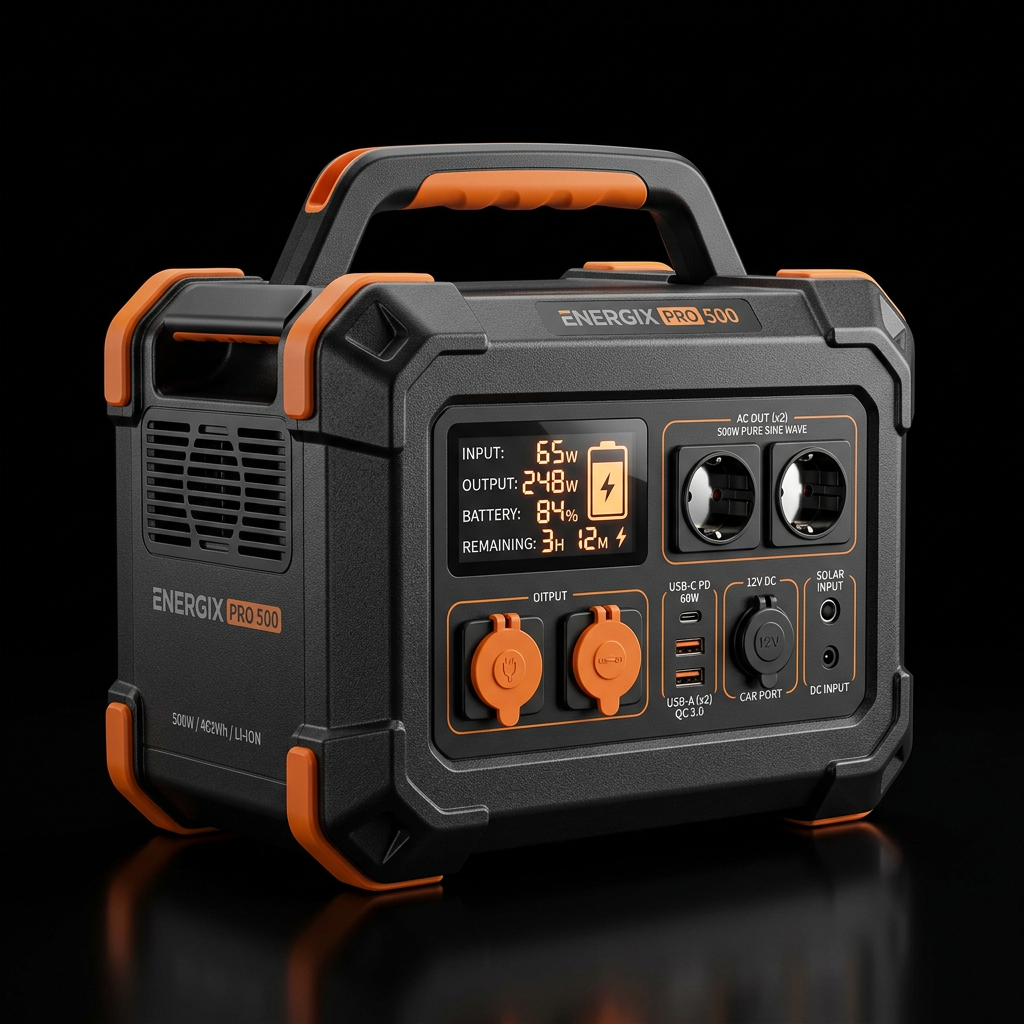 Générateur Solaire Portable 500W AUTONERGY POWER