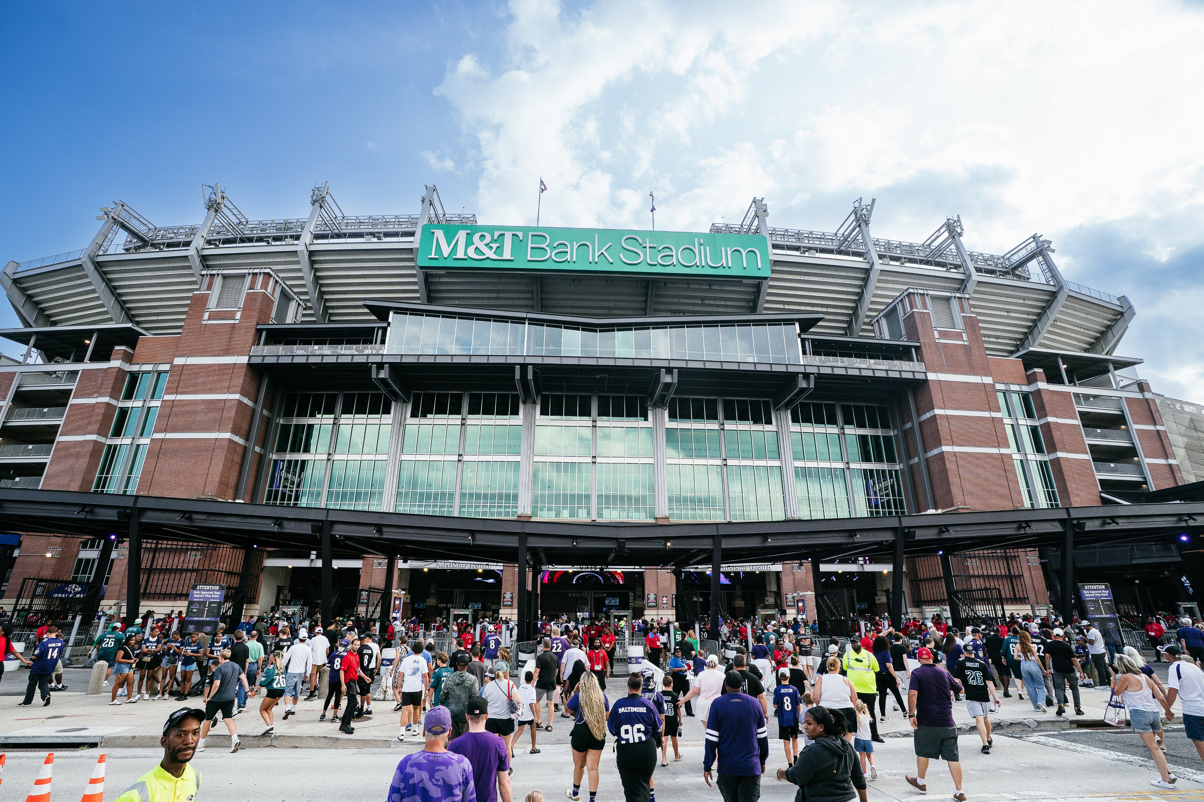 North Plaza outside M&T Bank Stadium