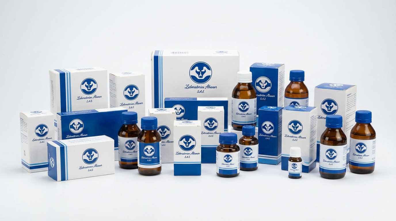 Productos Abanor empacados profesionalmente