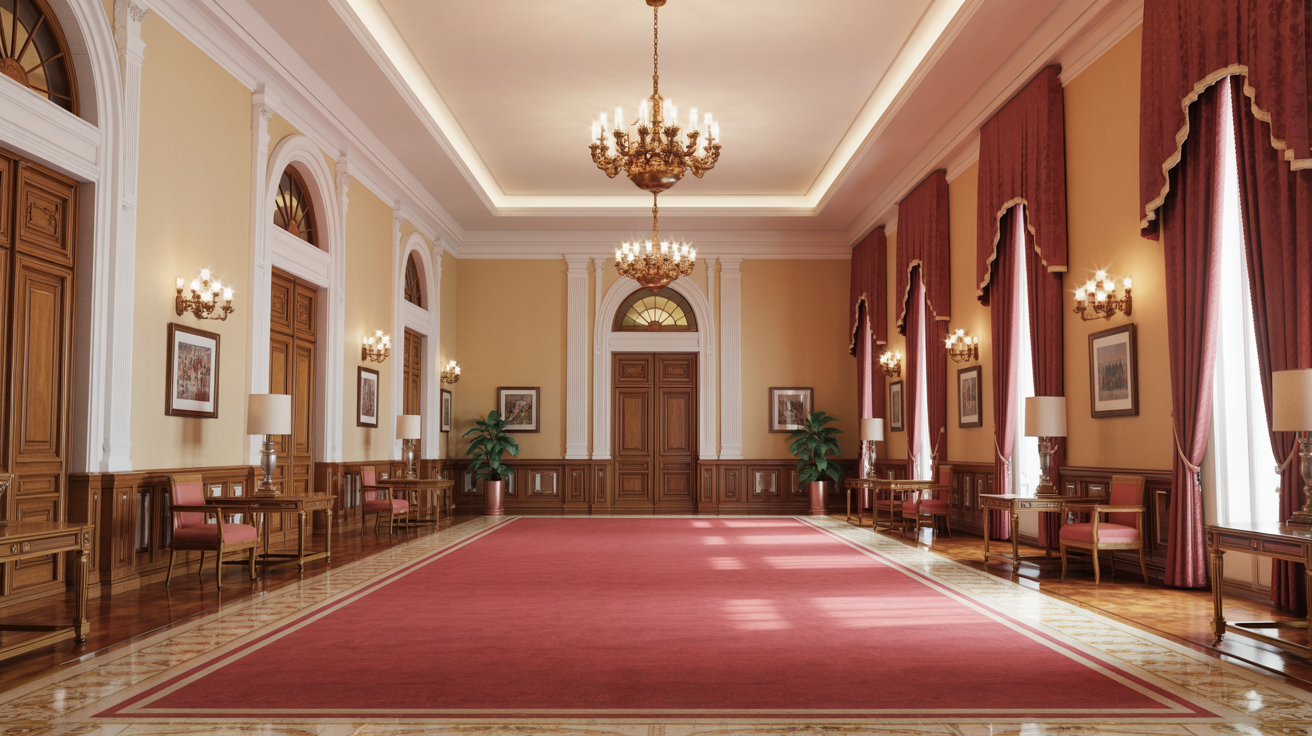 Proyecto Palacio de La Moncloa - Moqueta MAORI (Creatuft)