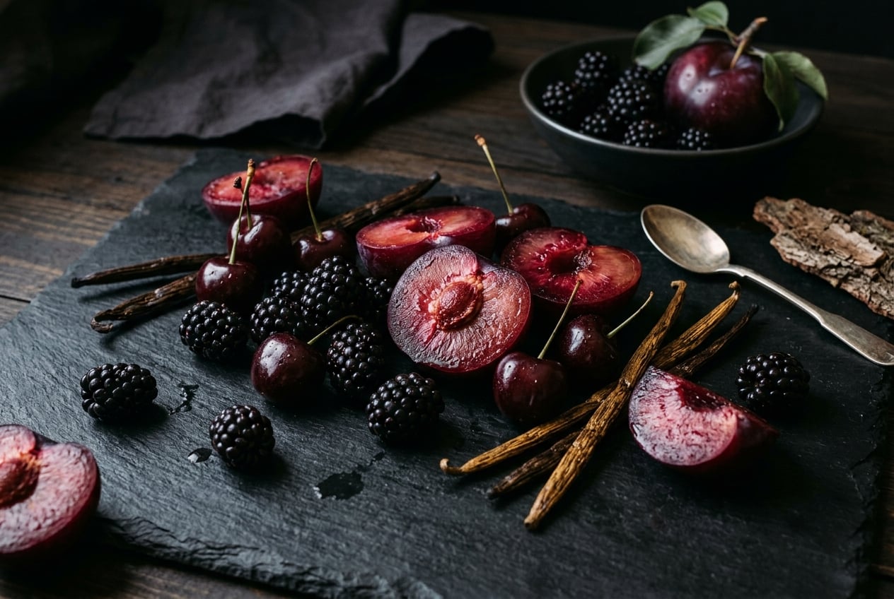 Blackberries, plums, cherries and vanilla - Shiraz tasting notes