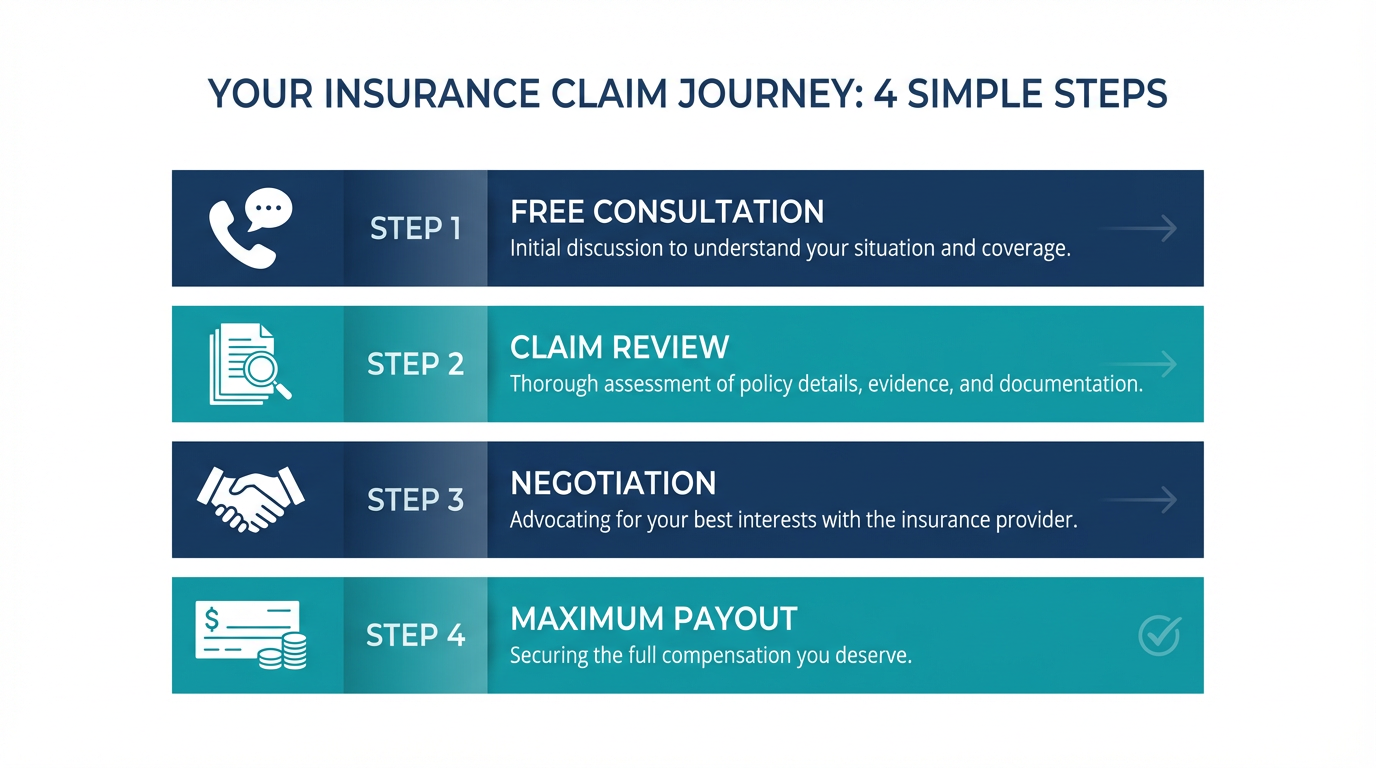 4-step insurance claim process