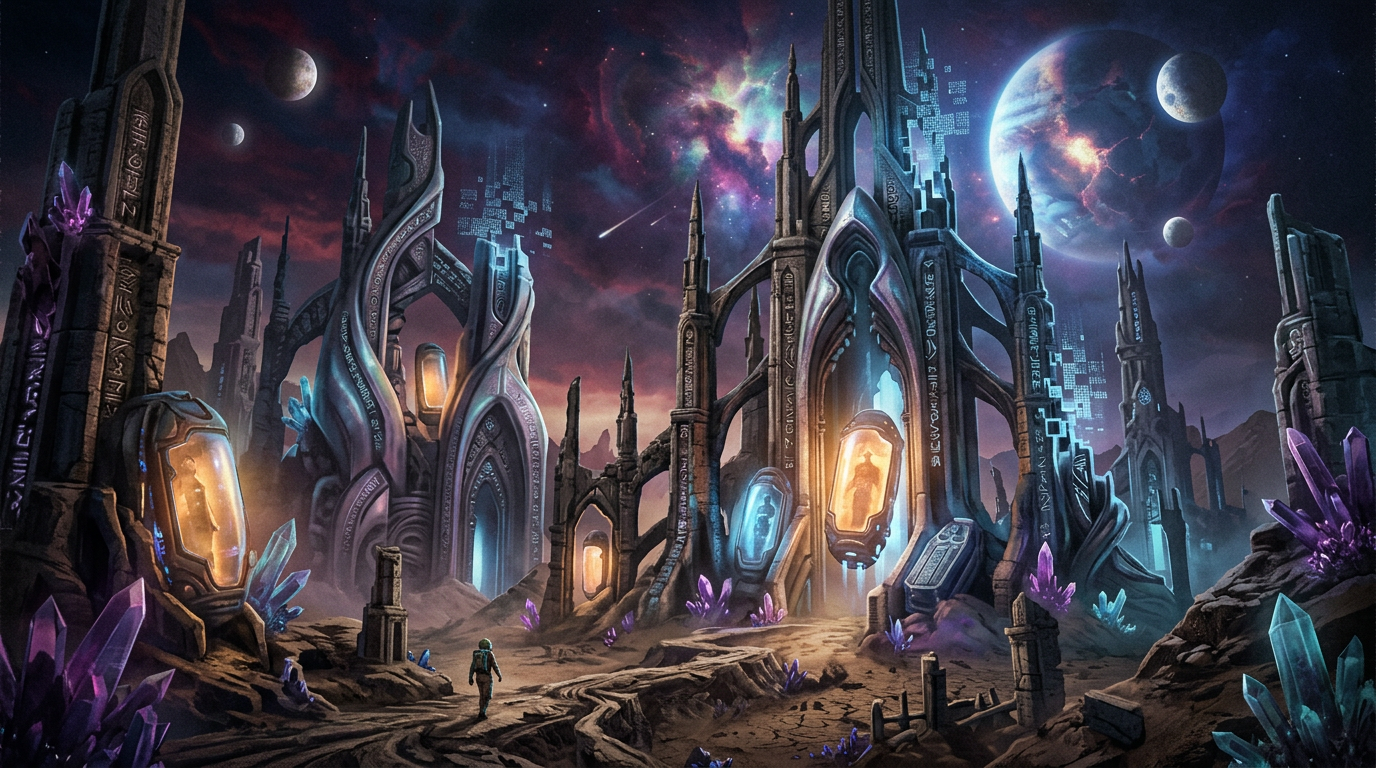 Hyperion Cantos by Dan Simmons — cover art