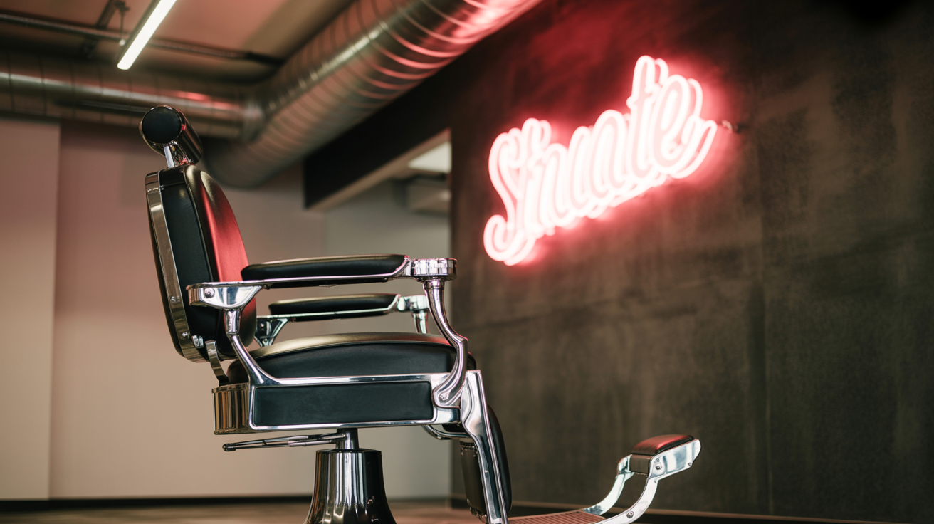 Stylisches Interieur Friseursalon Hair & Style Frankfurt