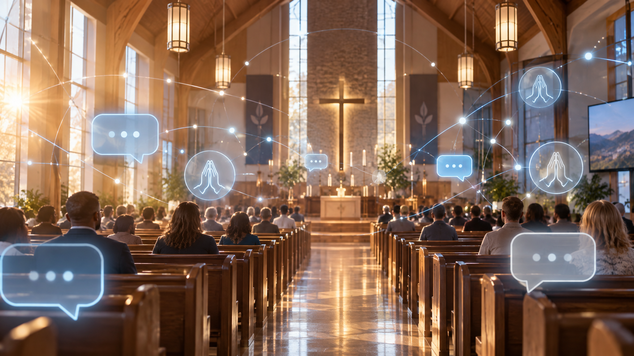 The Hybrid Connection: A How-To Guide for Designing a Scalable Virtual Lobby to Bridge Physical and Digital Congregants