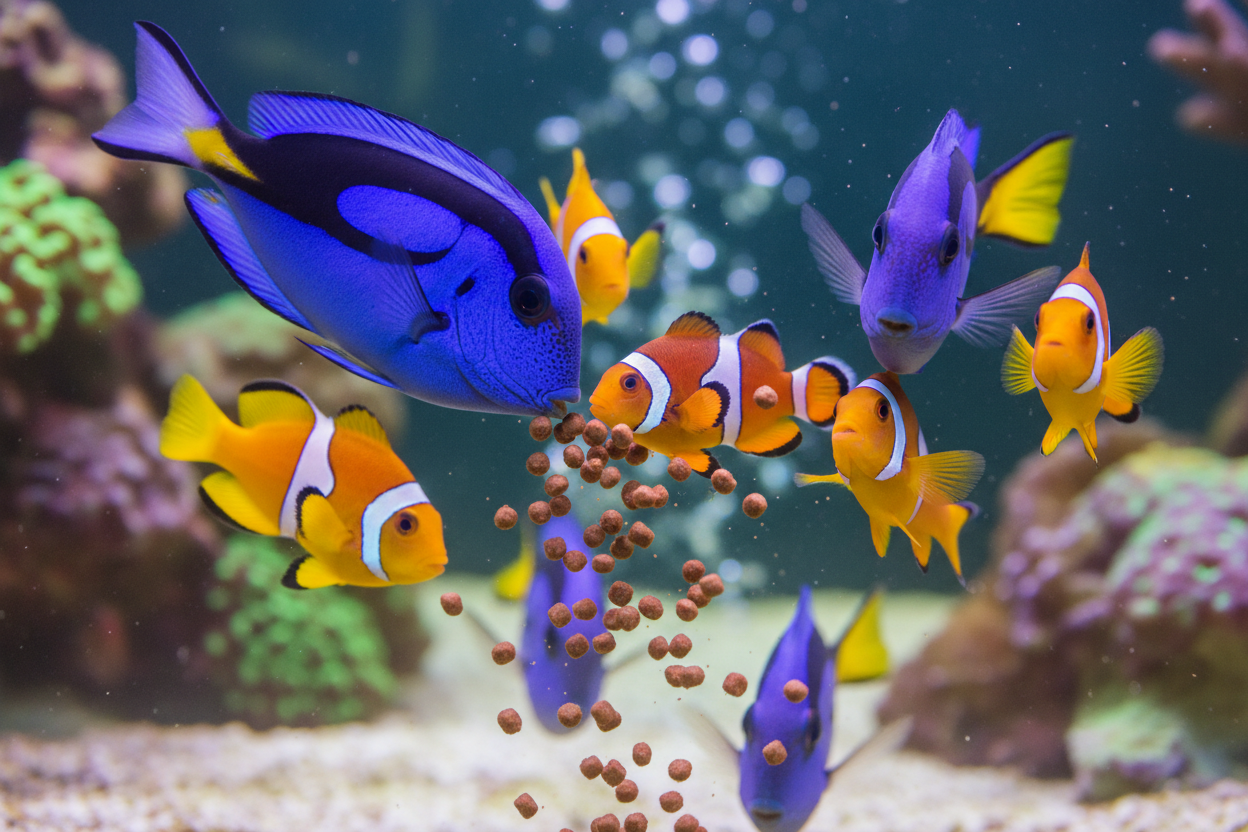 Alimentação correta de peixes