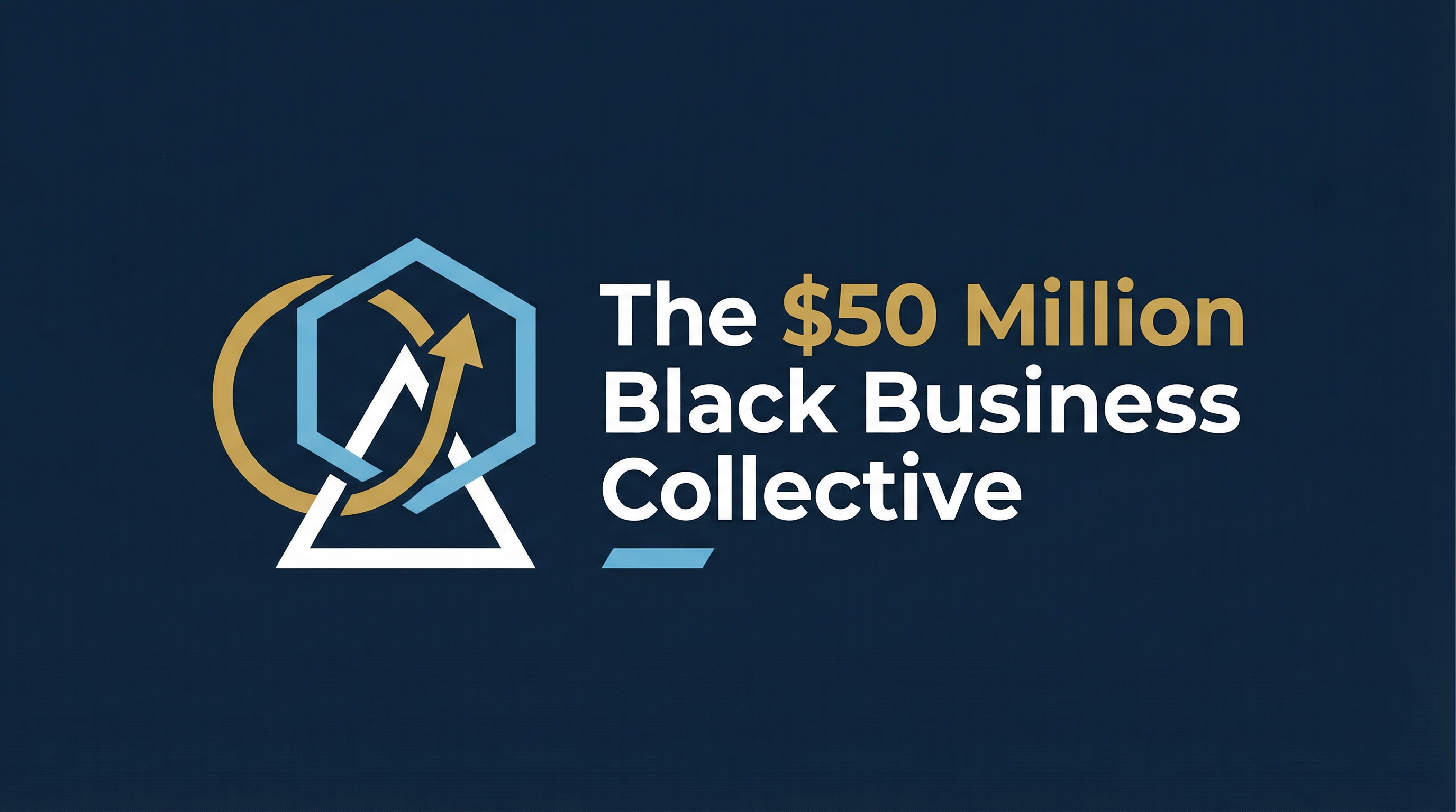 The $50 Million Black Business Collective logo