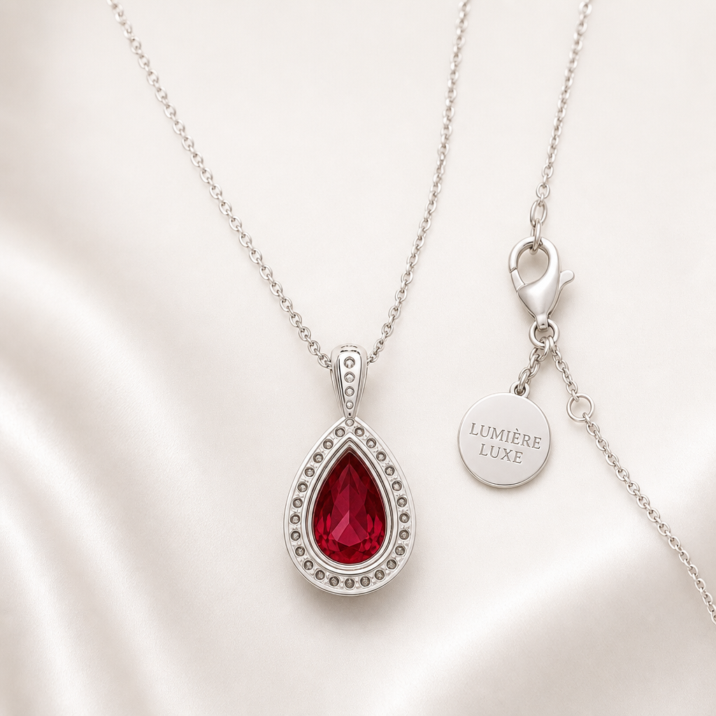 Ruby Elegance Pendant view 2
